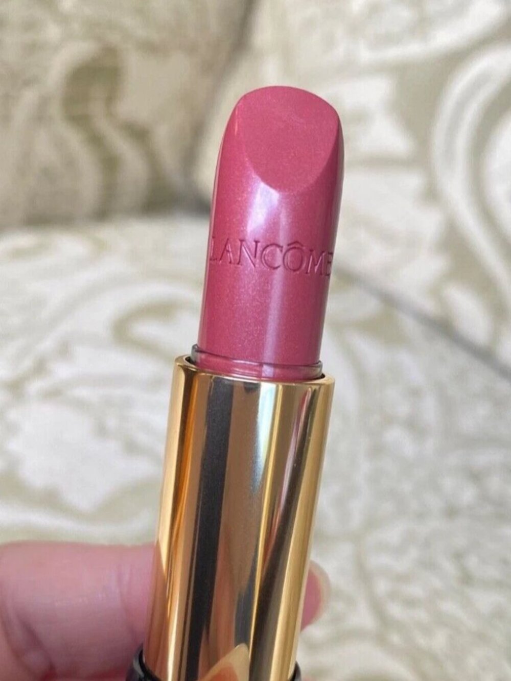 New Lancome L'Absolu Rouge Cream Lipstick~Exotic Orchid~Full size 3.4 g/0.14 oz
